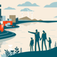 Promotional poster for Leeside climate haven.